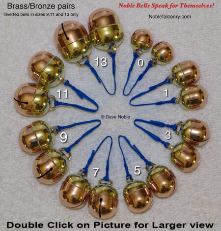 Noble Bells Brass and Bronze Bell Sizes