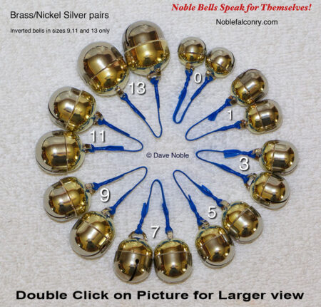 Noble Bells Brass and Nickel Silver Bell Sizes